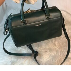 Yves Saint Laurent Dark Green Crossbody Bag